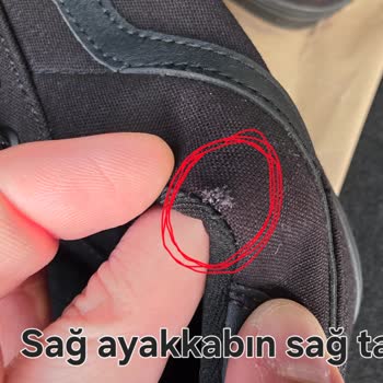 FLO Online Mağazasında Dikiş Atan Vans Sneaker İçin Hızlı Değişim Ve İade Talebi