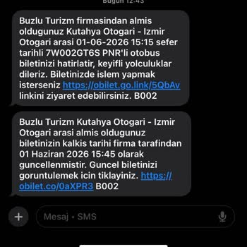 Buzlu Turizm Kütahya Ve İzmir Seferinde 7 Saatlik Gecikme Ve Hizmet Yokluğu