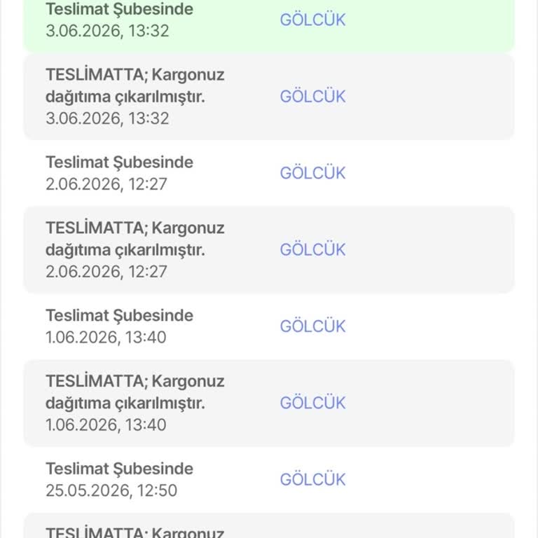 Gölcük Aras Kargo Şubesinin Teslimat Hatası Ve Çelişkili Açıklamaları