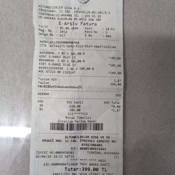 Atatürk Orman Çiftliği Mini 6’lı Dondurmanın Kötü Tadı Ve Mide Rahatsızlığı Nedeniyle İade Talebi