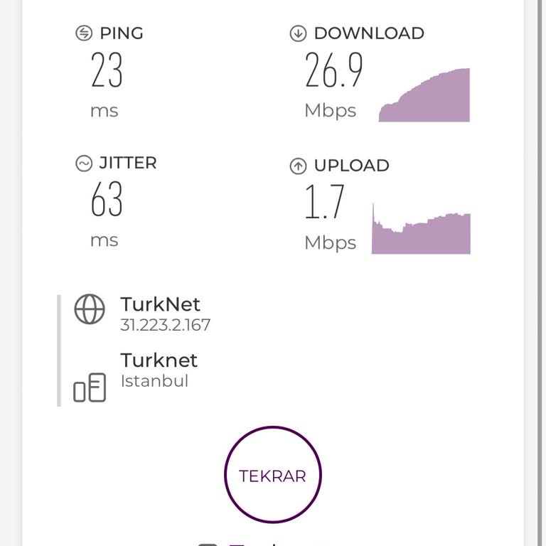 TurkNet İnternet Hızının Söz Verilen Değere Ulaşmaması Ve Çözüm Bulunamaması