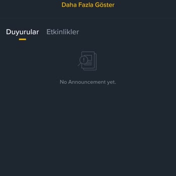 Binance TR Hesabına Girişte 504 Hatası Ve Açık Emrin İptal Edilememesi
