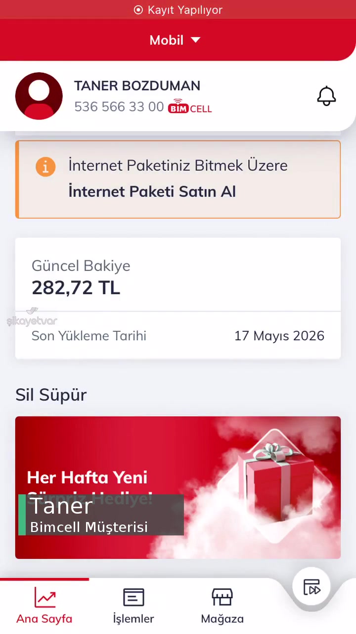 Bimcell Uygulamada 20 Tl Yüklemeyi Kaldırmış En Az 200 Tl Yükletiyor videonun kapak resmi