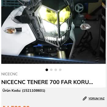 Motoyildirim.com Far Korumanın Fara Çarpıp Farı Çatlattığını Fark Ettim