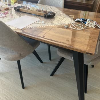 Titreyen Açılır Yemek Masası İçin Ücretsiz Değişim Talebi