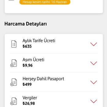Vodafone İzinsiz Pasaport Paketi Ücretiyle Mağdur Oldum