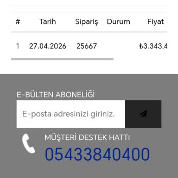 Teslim Edilmeyen Sipariş Ve Cevapsız Telefonlar Nedeniyle 3400 TL İade Talebi