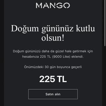 Doğum Günü Promosyonu Verilmeyen Mango Müşterisi Mağduriyet Yaşıyor