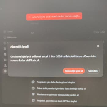 ChatGPT GO Üyeliği Kullanılmadığına Rağmen Aylık Ücret Çekiliyor Ve İptal Edilemiyor