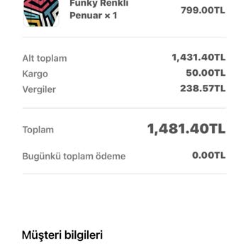 Marmara Barber'da Siparişim Hazırlanıyor Kalıyor, Cevapsız Eposta