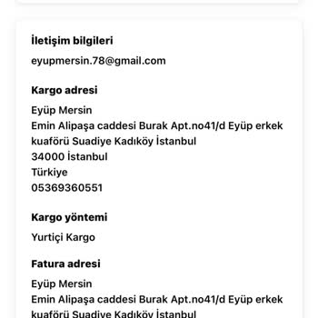 Marmara Barber'da Siparişim Hazırlanıyor Kalıyor, Cevapsız Eposta