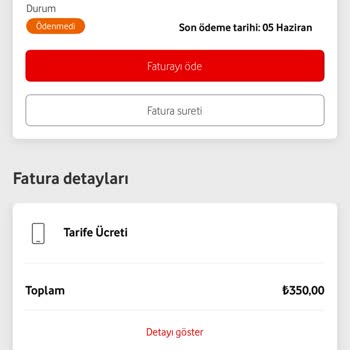 Vodafone Şikayeti