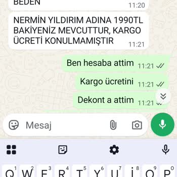 İade Edilen Ücret Geri Ödenmedi Ve İletişim Yok