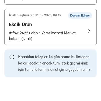 Yanlış Peynir Siparişi İadesi Ve Geri Ödeme Cevapsız