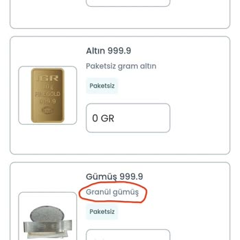 Külçe Gümüş Tesliminde Gizli Ek Ücret Ve Yanıltıcı Bilgilendirme