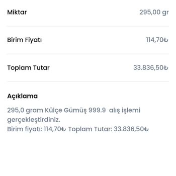 Külçe Gümüş Tesliminde Gizli Ek Ücret Ve Yanıltıcı Bilgilendirme