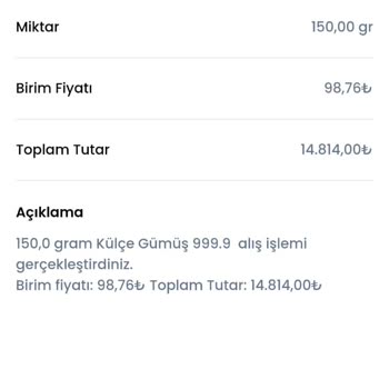 Külçe Gümüş Tesliminde Gizli Ek Ücret Ve Yanıltıcı Bilgilendirme