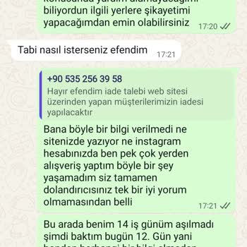 Ezgi Çağlayan Misafir Girişi Alışverişinde İade Butonu Yok, Cayma Hakkım Reddedildi