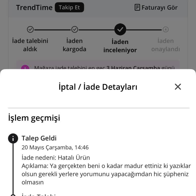 Yanlış Ürün, Geç Teslimat Ve Onaysız İade Süreci Mağduriyetine Çözüm Talebi