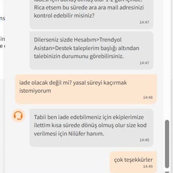 Trendyol'da Resmi Tatilde İade Butonu Çıkmadı, Yasal Cayma Hakkım Engellendi