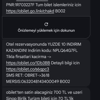Yanlış Seçilen Sefer İçin İptal Hakkının Reddedilmesi Ve 1.000 TL İadesi Talebi
