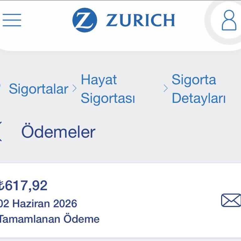 Zurich Sigorta Poliçesini İptal Edemiyorum Ve 617,92 TL Prim İadesi Talep Ediyorum