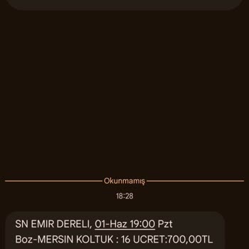Obilet Ve Yeşil Erciş’in Taahhüt Etmediği Sefer Nedeniyle 700 TL Ek Ücret Ve Mağduriyet
