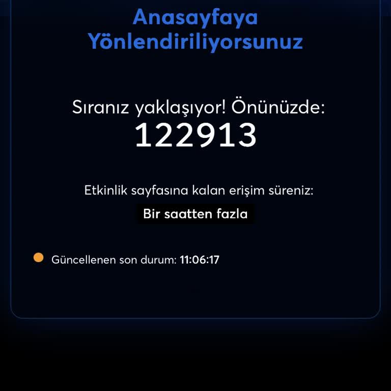 Sıram Geri Çekildi, Bilet Alamadım Ve Telefon Desteği Çalışmadı
