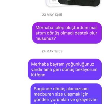 Yanlış Renk Eşarp Ve Cevapsız Geri Dönüş Şikayeti
