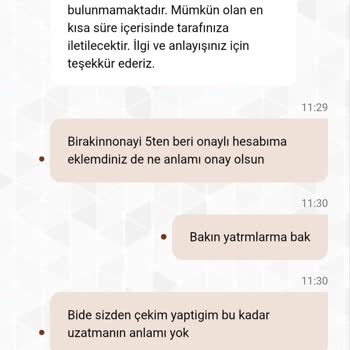 2.050 TL Çekim İsteği Uzun Süre İşlemde Ve Destek Yanıt Vermiyor