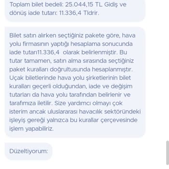 Obilet'te 19.375,95 TL Kesintinin Şeffaf Açıklaması Ve Tam İadesi Talebi