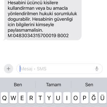 Şüpheli İyzico SMS’i Ve Kişisel Veri Güvenliği Talebi
