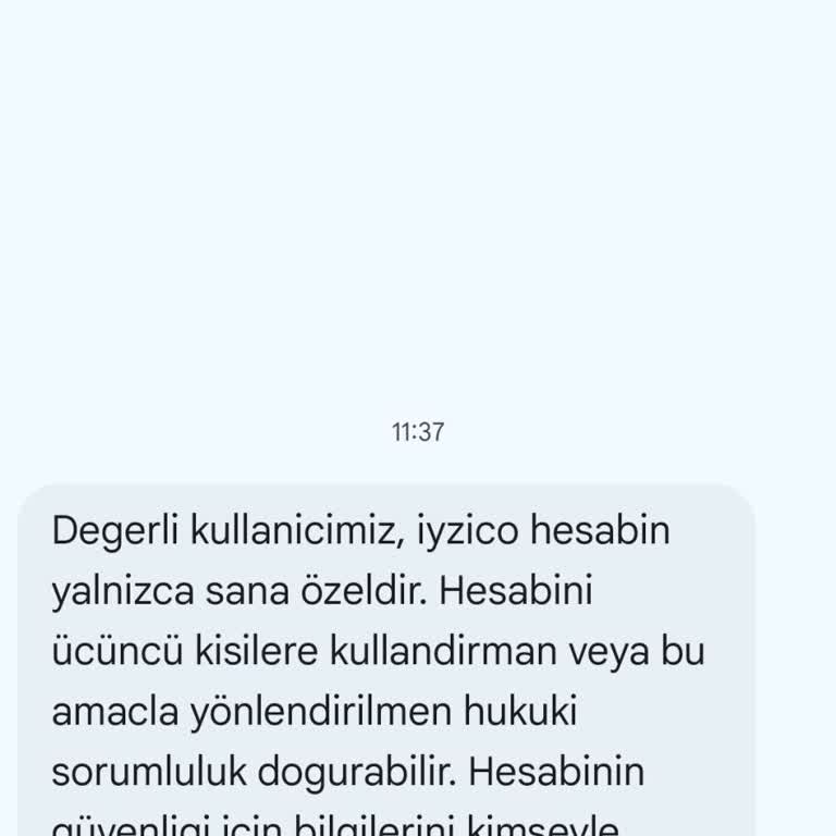 İyzico’dan İzin Dışı SMS Ve KVKK Çerçevesinde Veri Silme Talebi