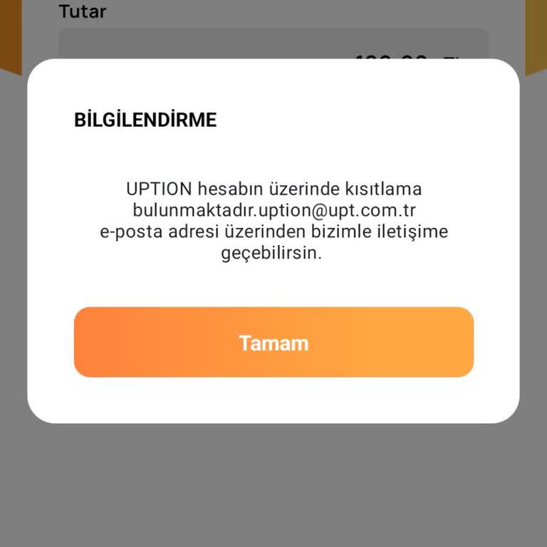 Uption Hesabım Açıklama Olmadan Kısıtlandı Ve Müşteri Hizmetlerinden Yanıt Alamıyorum