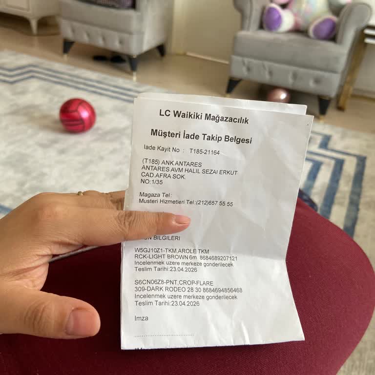 LCW Ankara Antares Mağazasında İade Gecikmesi Ve İletişimsizlik