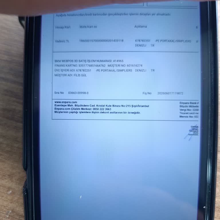 İzinsiz 399,90 TL Çekim İçin İade Ve Açıklama Talebi