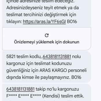 Eksik Ürün Gönderimi Ve İade Talebi