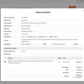 Ödeme Alındı Ama Kargo Takip Numarası Gerçek Değil Ürün Gönderilmedi