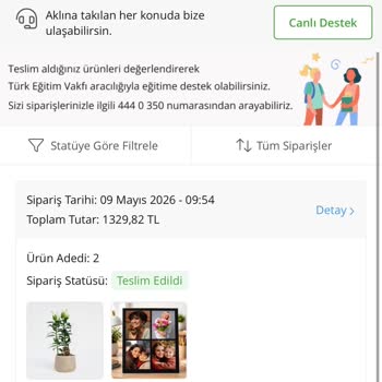 Çiçek Sepeti Lilyum Çiçeğin Hızlı Kuruması Ve Ücret İadesi Talebi