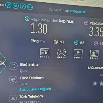 Türk Telekom Taahhüt Edilen 100Mbps Hıza Ulaşılamıyor Ve DSL Bağlantısı Sürekli Kesintili