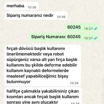 Stella Halısında Yanlardan İplik Atması, Kullanıcı Hatası İddiası