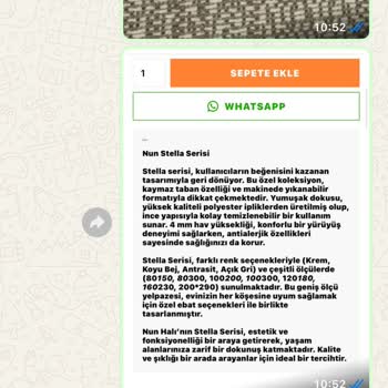 Stella Halısında Yanlardan İplik Atması, Kullanıcı Hatası İddiası