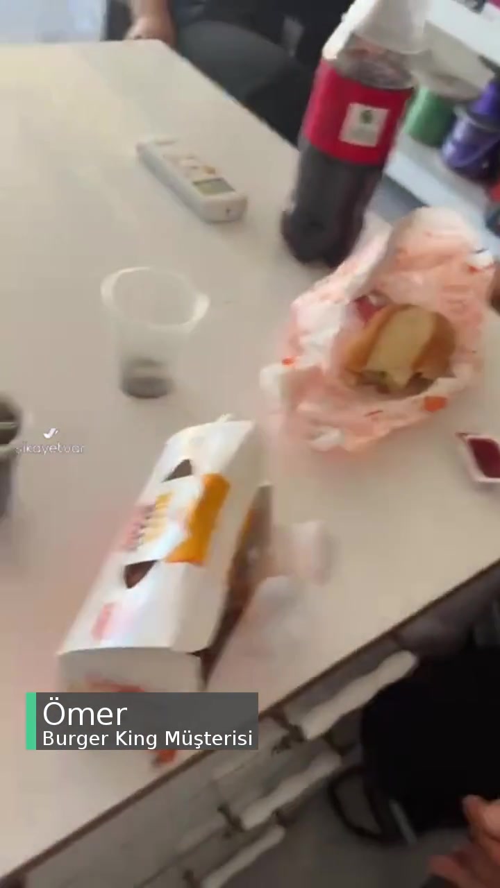 Hatay Kırıkhan Burger King Yanlış Sipariş Getirdi! videonun kapak resmi