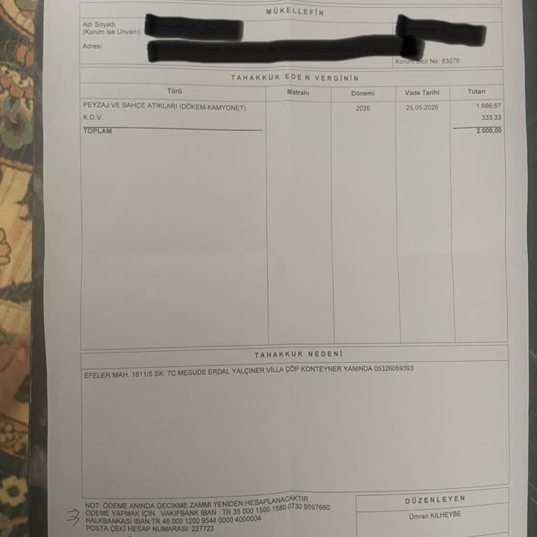 Didim'de Bahçe Atığı Ücretlendirmesindeki Adaletsizlik Ve İade Talebi