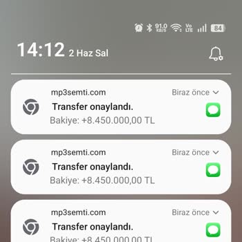 İzinsiz Transfer Bildirimi Ve Hesap Güvenliği Talebi
