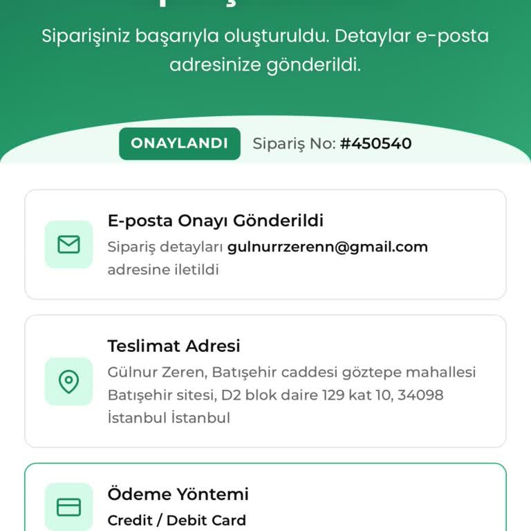 Siparişim Teslim Edilmedi Ve Kargo Takibi Yok, İade Talep Ediyorum