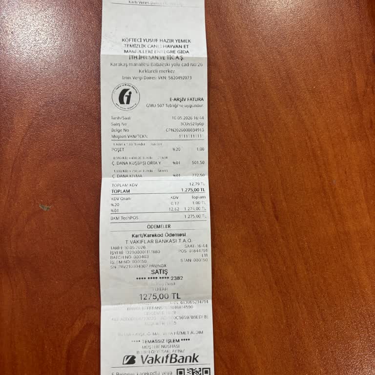 Köfteci Yusuf Şubesinde Çifte Çekim Ve İadenin Gecikmesi