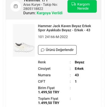 Kargoya Verildi Göstergesiyle Siparişim Kayıp Müşteri Hizmetinden Cevap Yok