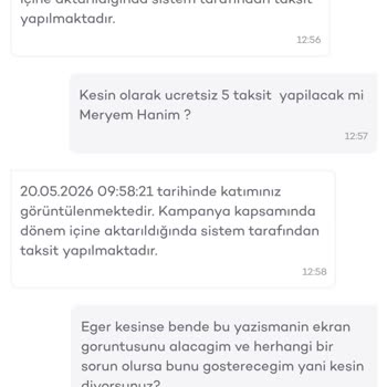Axess Platinum Kartımda Vergi Ödemesi İçin Ücretsiz 5 Taksit Kampanyası Uygulanmadı