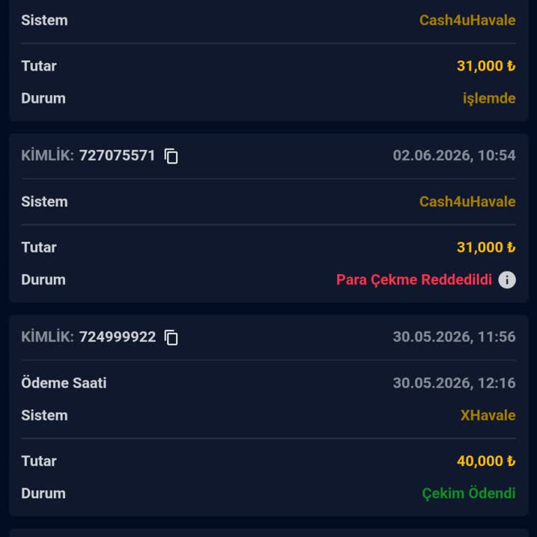 Casival Bahis 31.000 TL Çekim Sorunu Ve Yanıtsızlık
